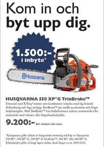 HUSQVARNA 550 XP G TrioBrake